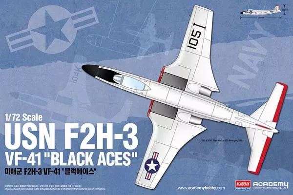 Academy - USN F2H-3 VF-41 BLACK ACES